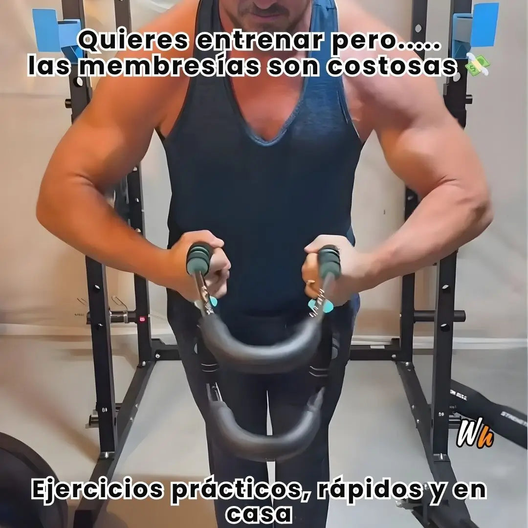 BARRA DE EJERCICIOS MULTIFUNCIONAL AJUSTABLE - Simple y Efectiva para entrenar en casa