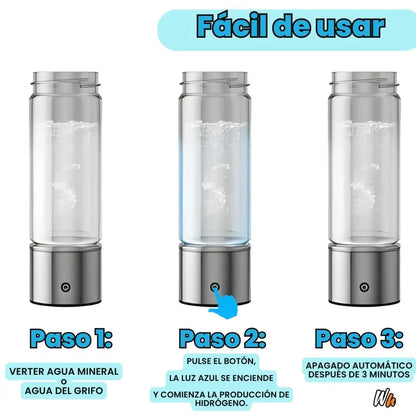 TERMO HIDROGENADOR DE AGUA - Hidratación inteligente toma agua que trabaja por ti
